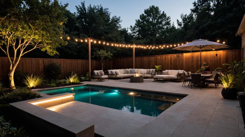 tech-friendly backyard, smart outdoor devices, outdoor entertainment, gardening technology, outdoor workspace, backyard security, modern outdoor living