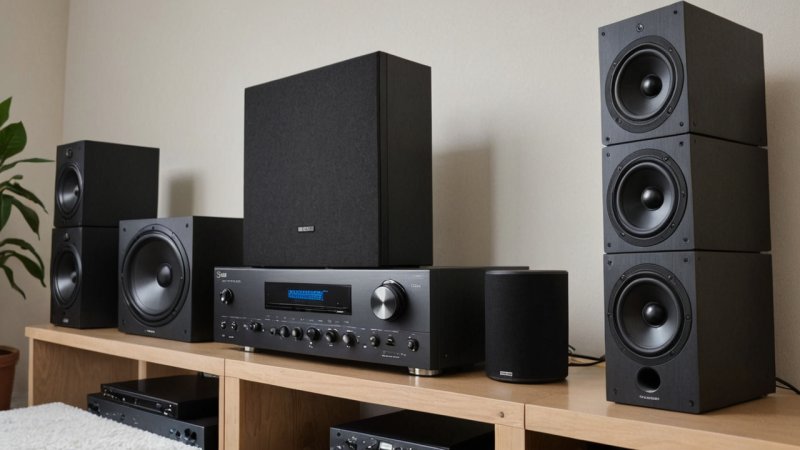 home sound system, setup, quality, audio, technology