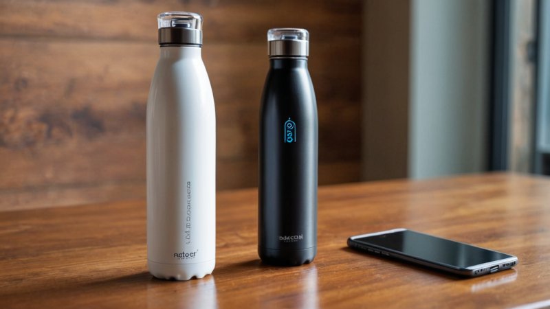 smart water bottle, hydration, fitness technology, health, tracking water intake, sustainable practices