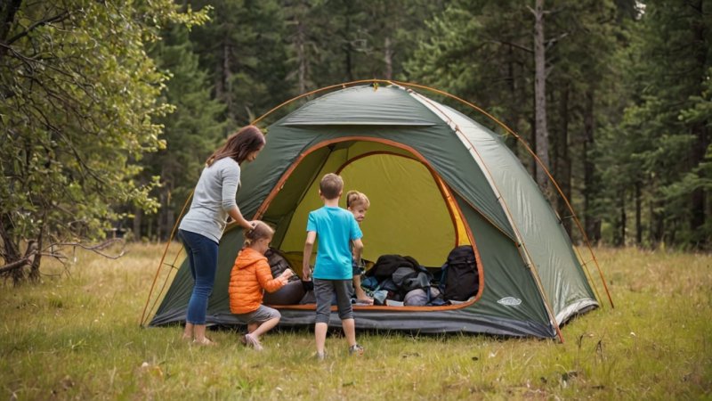 ideal camping tent, family camping, outdoor adventure, tent selection, camping gear