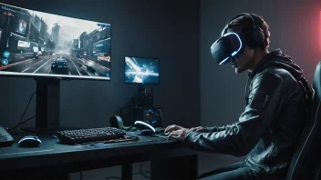 VR technology, futuristic gaming, immersive experience, entertainment, gaming evolution