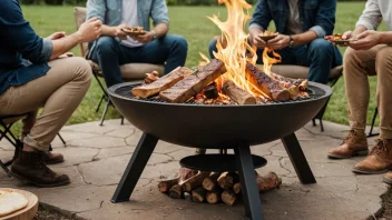 portable fire pit, outdoor cooking, grilling, safety tips, fire pit recipes, camping cooking, cooking techniques, outdoor gear