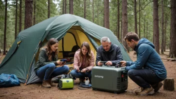 portable generator, outdoor power, camping, safety tips, power requirements, maintenance, energy-efficient devices