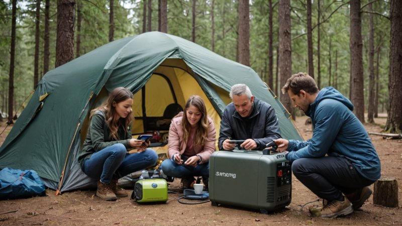 portable generator, outdoor power, camping, safety tips, power requirements, maintenance, energy-efficient devices